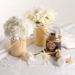 convierte tus botes de cristal de marcilla soluble creme express en originales mini jarrones 5