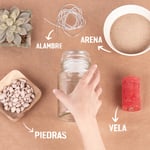 marcilla tendencia diy convierte tus frascos de cristal marcilla soluble creme express en romanticos portavelas 2