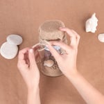 marcilla tendencia diy solo necesitas un bote de marcilla soluble creme express para conseguir este bonito marco de fotos con arena 6