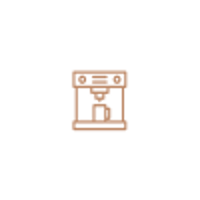 icon tipo cafetera superautomatica with padding