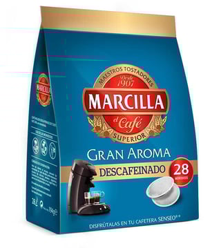 marcilla capsulas gran aroma monodosis descafeinado