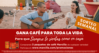 marcilla promociones gana cafe para toda la vida