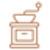 icon tipo cafetera molinillo